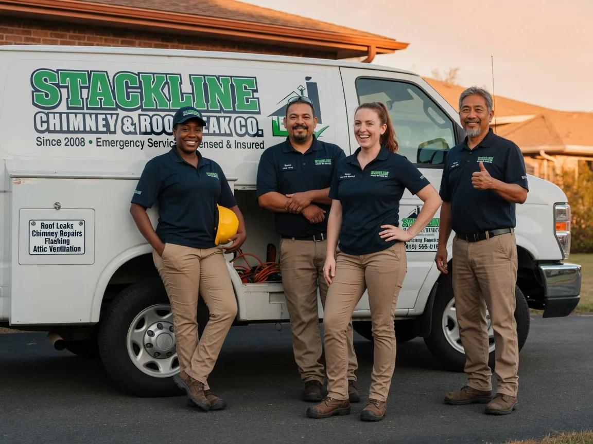 Chimney flashing repair company in Pleasant Valley, IA